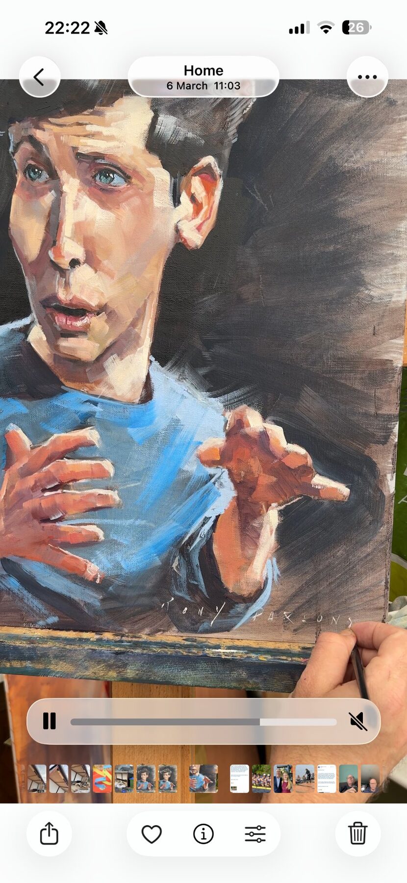 Sam Altman — Oil caricature